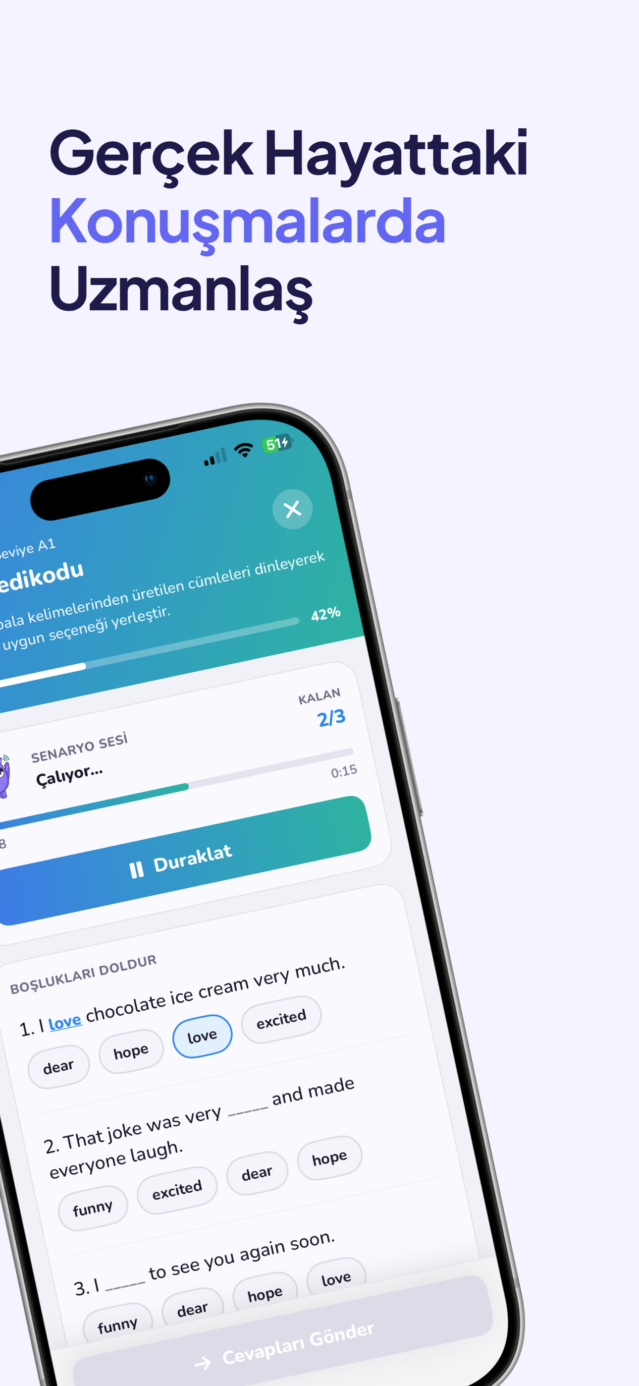 Dedikodu — gerçek hayat diyalog senaryoları